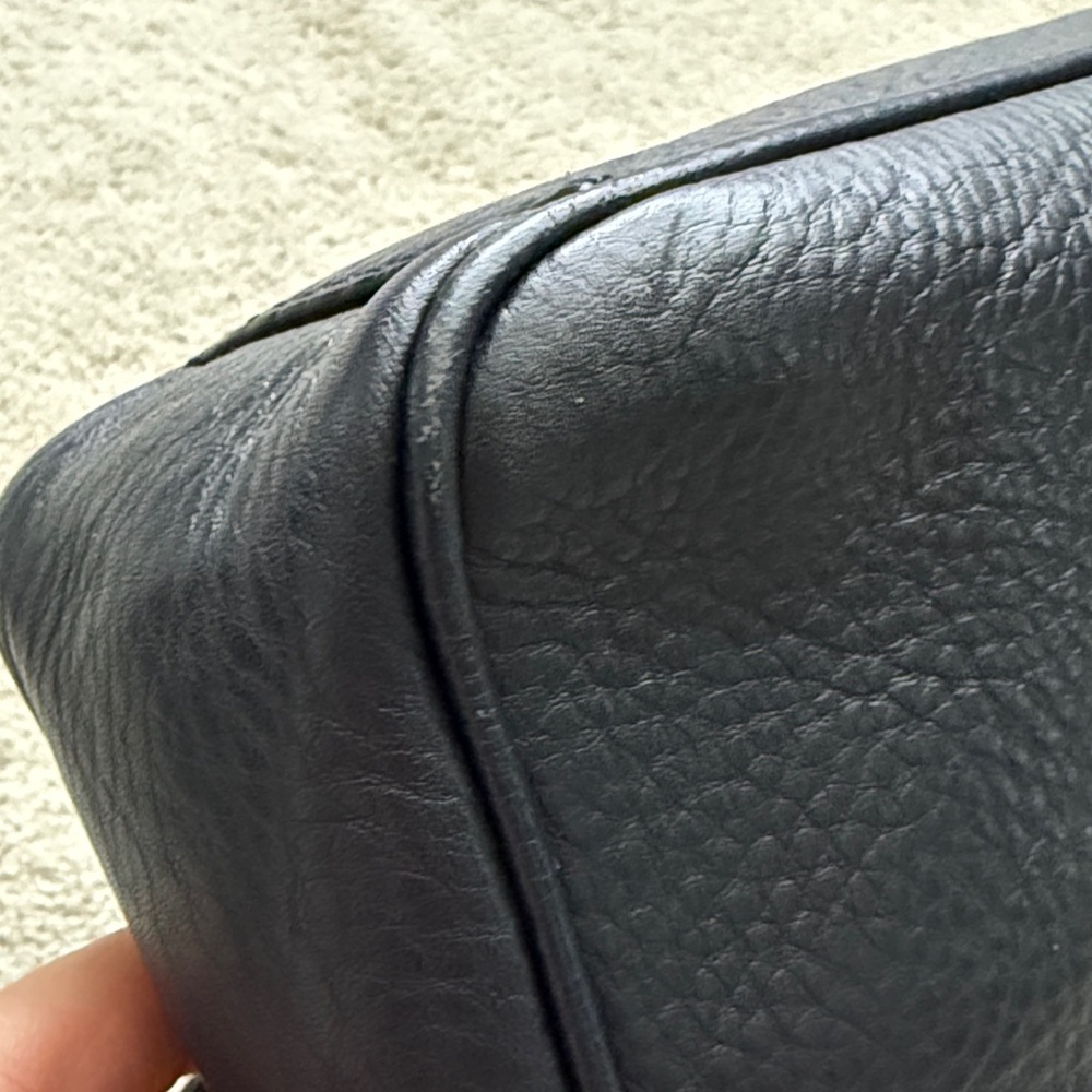 Kate Spade Navy Leather Satchel Bag - Picture 9 of 12